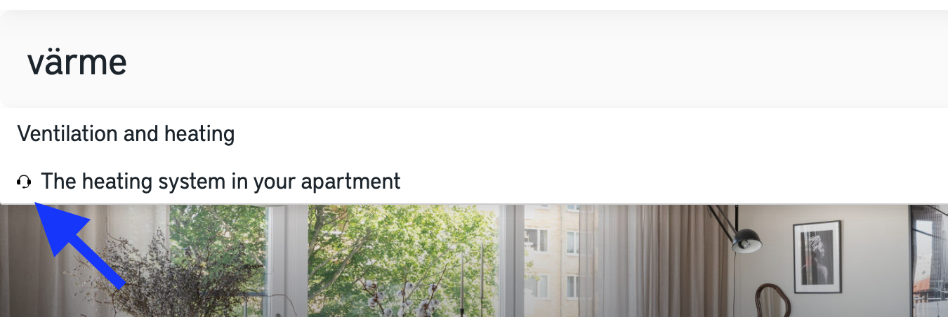 Dedicated image for link to external