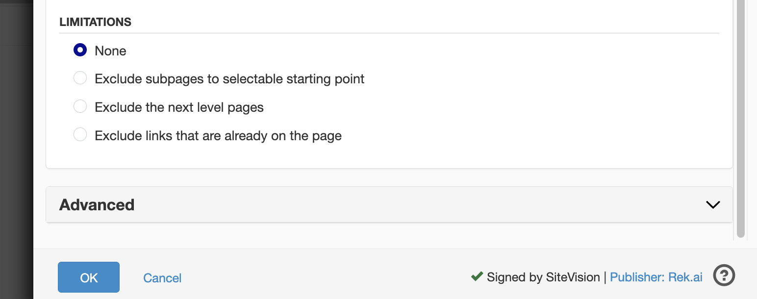 Module Limitations